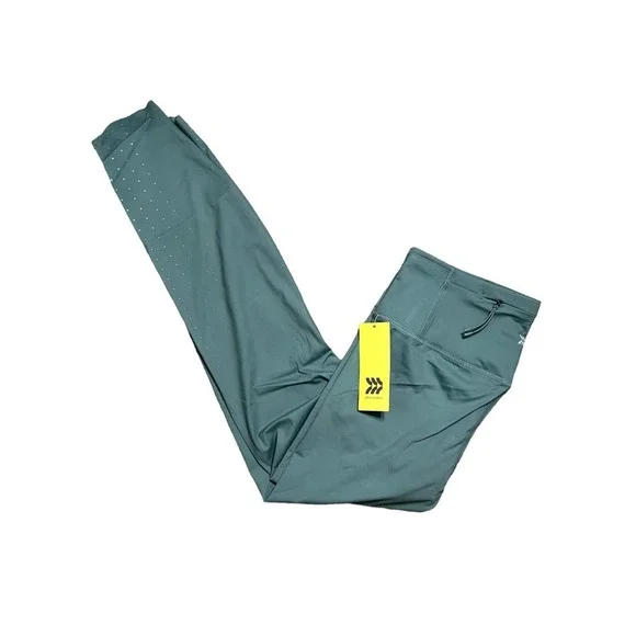 All In Motion Women's Sculpted Jade Sleek Run Quick Dry Raw Hem Leggings NWT - Picture 3 of 7